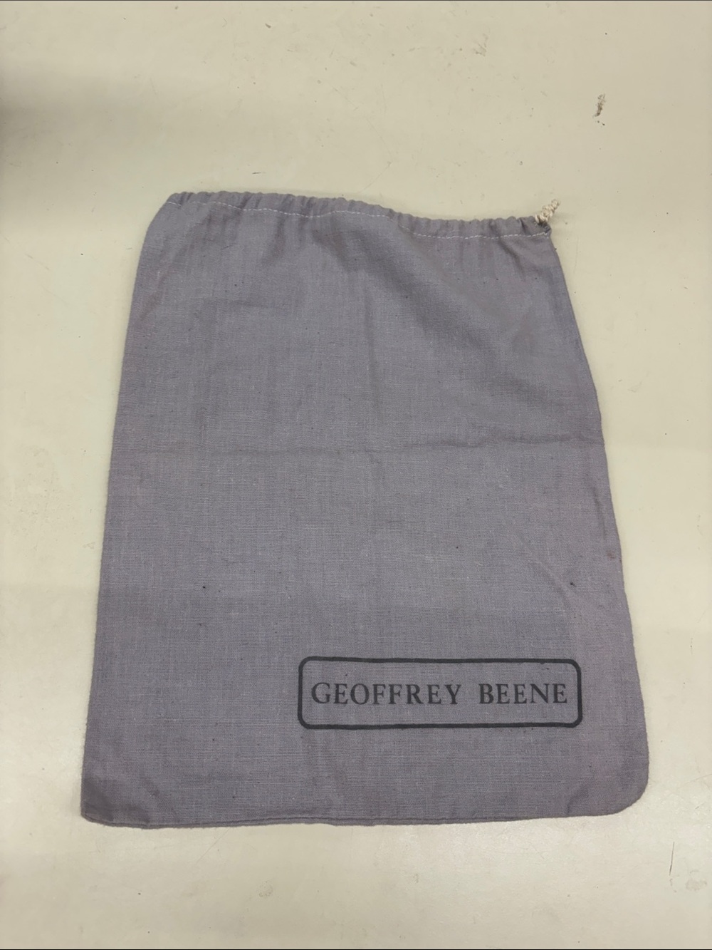 Geoffrey Beene Lavender Drawstring Dust Bag